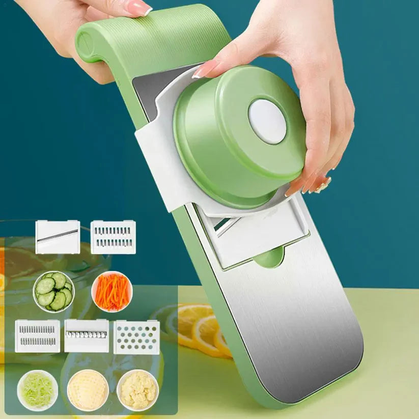 5in1 vegetable cutter Stainless Steel Multifunctional Grater For Vegetables Slicers Shredders Peeler (random color)